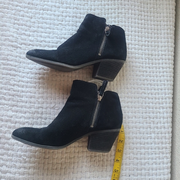 FRYE Black Suede Ankle Boots Women's Size 8.5 - Picture 9 of 15